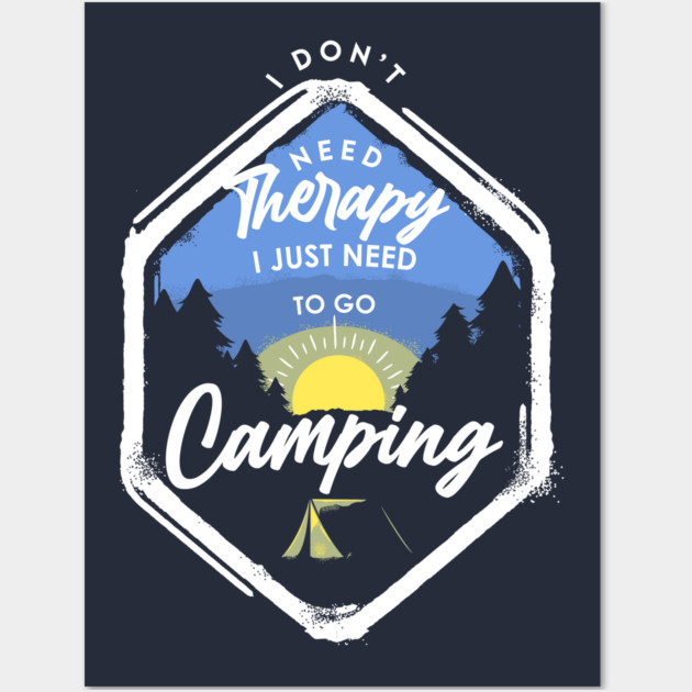 I don't need Therapy Wall Art by enrynz