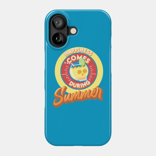 Happiness Comes During Summer Phone Case by enrynz