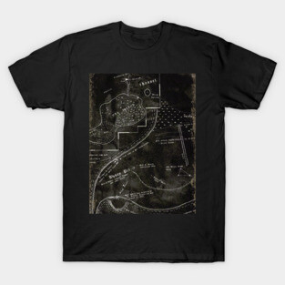 Oak Island Treasure Map T-Shirt