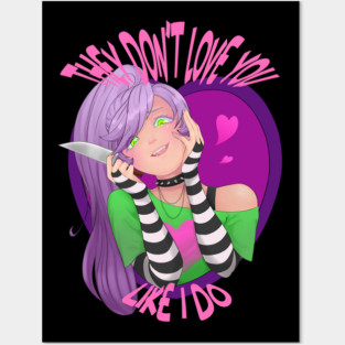 Yandere love Posters and Art