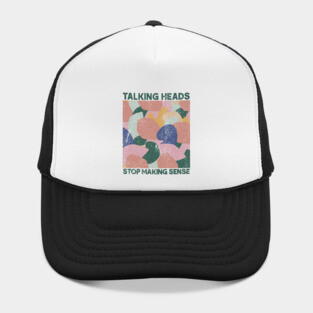 Talking Heads ---- Original Retro Fan Art Hat
