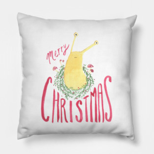Merry Slugmas Pillow