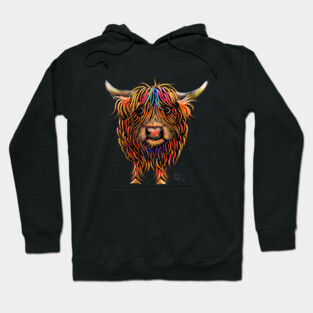SCoTTiSH HiGHLaND CoW ' HaRoLD ' Hoodie