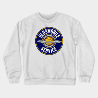 Oldsmobile Service vintage sign reproduction Crewneck Sweatshirt