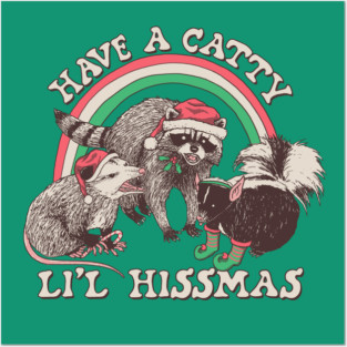Catty Li'l Hissmas Posters and Art