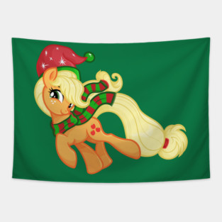 My Little Pony Christmas Applejack Tapestry