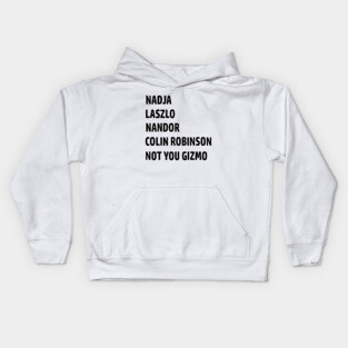 What We Do in the Shadows Names Kids Hoodie