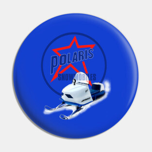 Vintage Snow Mobiles Pin