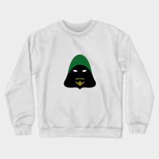Minimalist Green Arrow Crewneck Sweatshirt