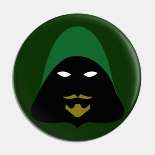 Minimalist Green Arrow Pin