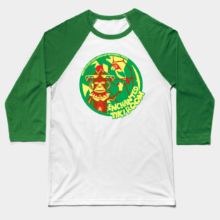 Enchanted Tiki Room (green, red, yellow) Baseball T-Shirt