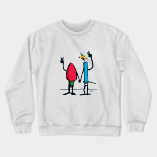 LIGHT AND CANDLE Crewneck Sweatshirt