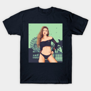 Girl Beach GTA V vibe T-Shirt