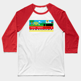 ZX Spectrum – Manic Miner (title screen) Baseball T-Shirt
