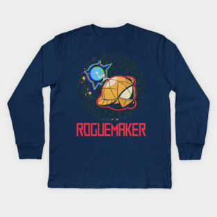ROGUEMAKER Logo + Title Kids Long Sleeve T-Shirt