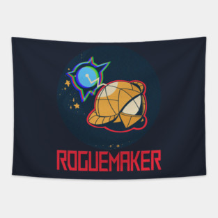 ROGUEMAKER Logo + Title Tapestry