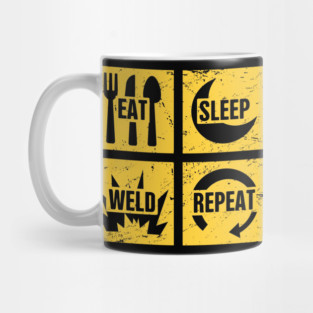 Eat, Sleep, Weld | Funny Welder Gift Mug