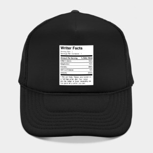 Facts | Funny Novelist Writer Gift Hat