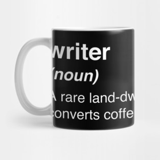 Writer Definition | Funny Novelist Writer Gift Mug