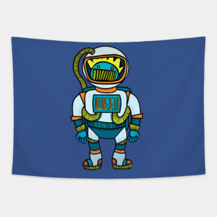 Ween Astronaut Boognish Tapestry