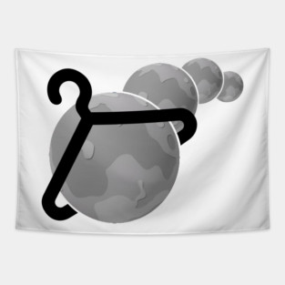 Cosmic Tees Gray Logo Tapestry