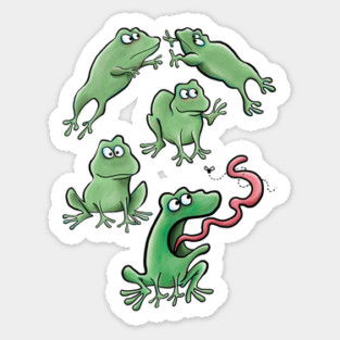 Frogs! Sticker