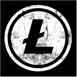 Litecoin Symbol  Altcoin Cryptocurrency Mining computer t-shirts Posters and Art