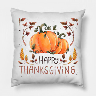 Happy Thanksgiving Pillow