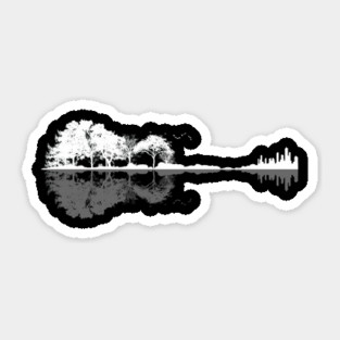 Nature Guitar Sticker