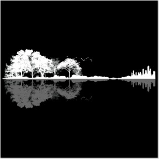 Nature Guitar Posters and Art