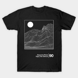 Enjoy the Silence - Depeche Mode / Minimal Graphic Artwork T-Shirt