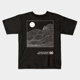 Enjoy the Silence - Depeche Mode / Minimal Graphic Artwork Kids T-Shirt