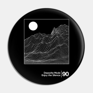 Enjoy the Silence - Depeche Mode / Minimal Graphic Artwork Pin