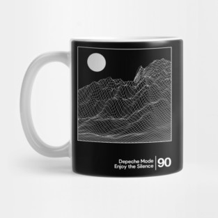 Enjoy the Silence - Depeche Mode / Minimal Graphic Artwork Mug