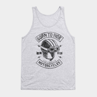 Born To Ride Cafe Racer Tank Top
