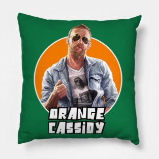 orange cassidy Pillow
