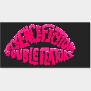 Science Fiction Double Feature Lips Posters and Art