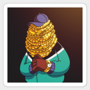 Jurry #2 | Afrocentric Hip Hop Art Sticker