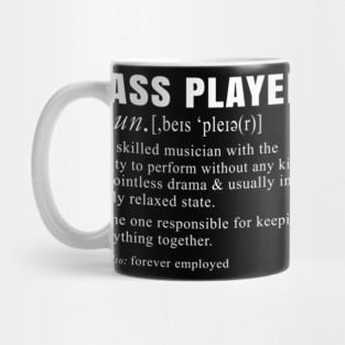 Funny Definition Bass Player Mug