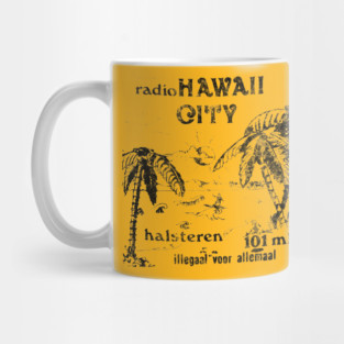 Radio Hawaii City Nederland / Pirate Radio Station Mug