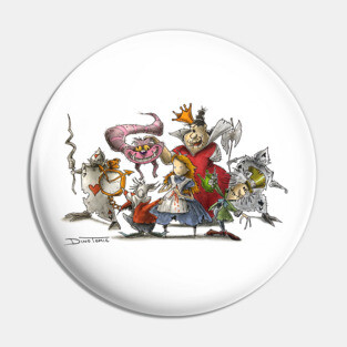 Alice in Wonderland Pin
