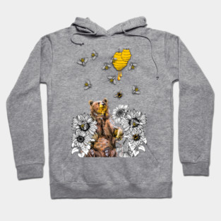 Bear bee and honey Hoodie