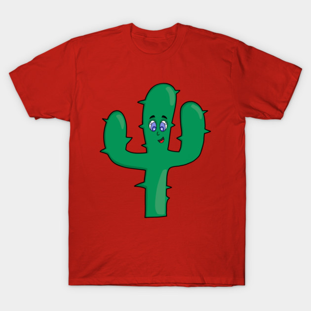 Smiling Cactus T-Shirt by Diego Carvalho