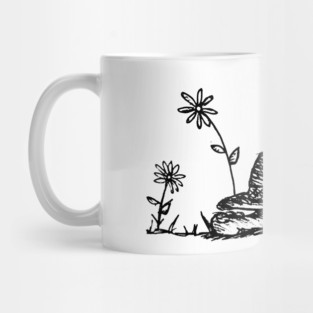 HAT, FEET AND FLOWERS Mug