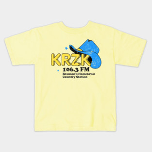 KRZK Branson, Missouri / Country Radio Station Kids T-Shirt
