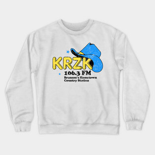 KRZK Branson, Missouri / Country Radio Station Crewneck Sweatshirt