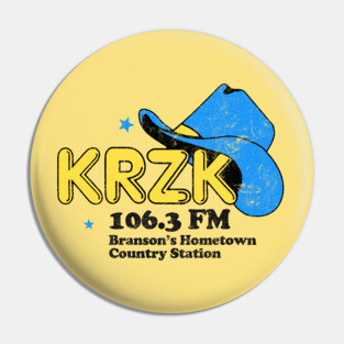 KRZK Branson, Missouri / Country Radio Station Pin