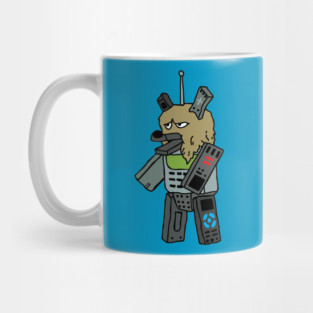 Silly remote control monster guy Mug