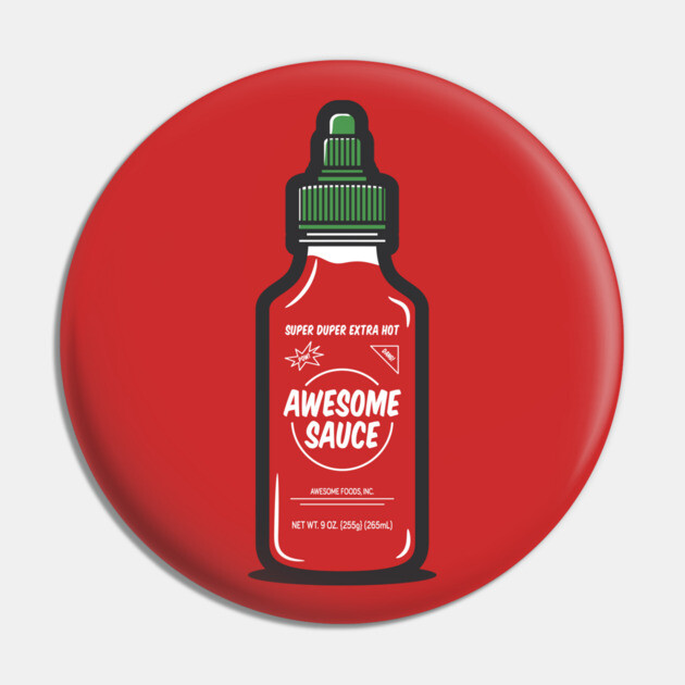 Awesome Sauce Hot Sauce Shirt – Funny Spicy Foodie Tee Pin by JSNDMPSY