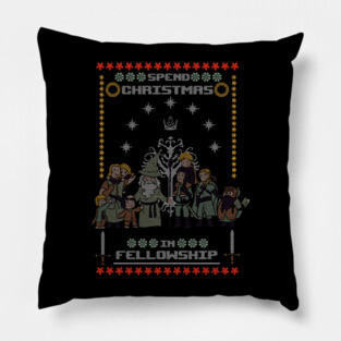 Christmas in Fellowship Pillow
